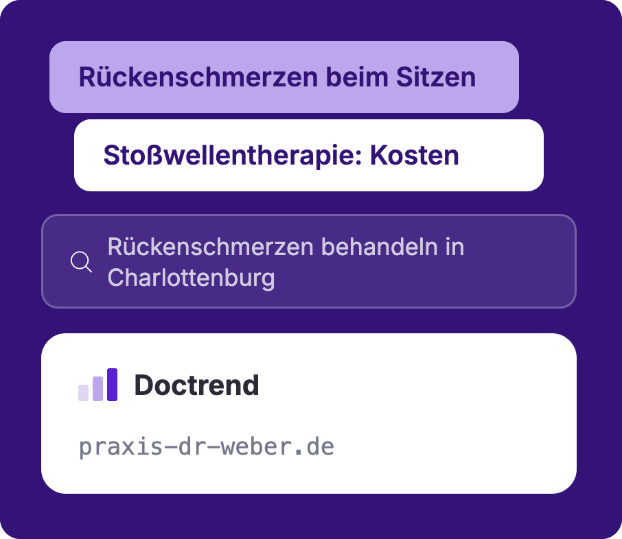 Patientensuche findet den veröffentlichten Artikel auf der Praxis-Website